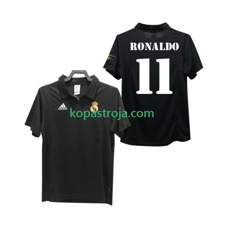 Billiga Fotbollströjor Real Madrid RONALDO 11 2003 Retro Borta tröja 2002 Kortärmad